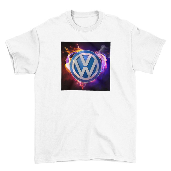 Koszulka z naszywką Volkswagen logo colours