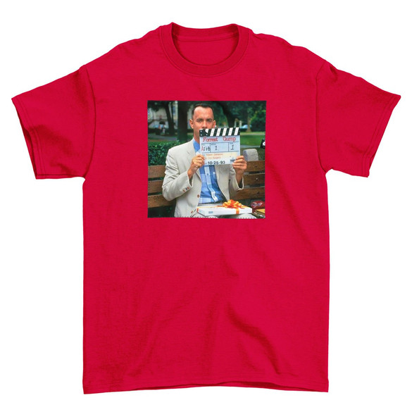 Koszulka z naszywką Forrest G. first scene