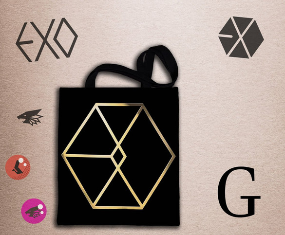 Torba na ramię EXO #k-pop FULLPRINT z Polski WZORY