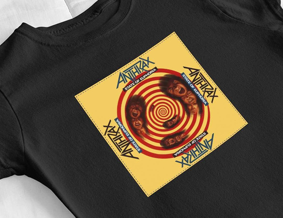 Bluzka damska z naszywką Anthrax State of...