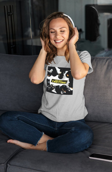 Bluzka damska z naszywką Asap Rocky Testing