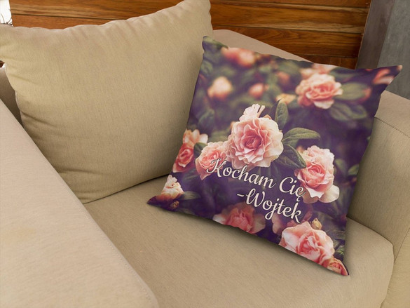 Poduszka na Walentynki DODAJ NAPIS