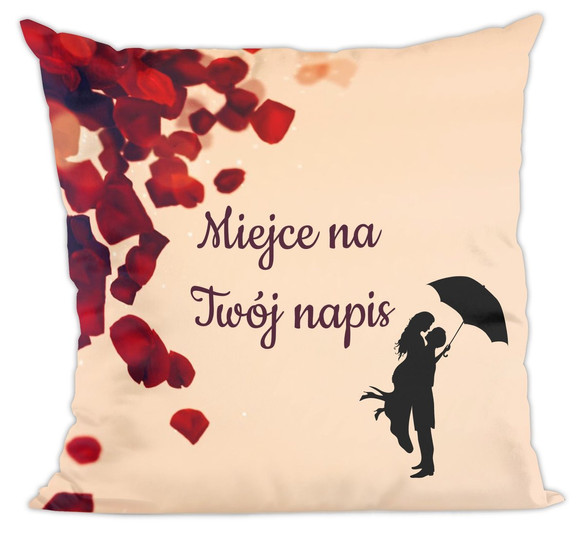Poduszka na Walentynki DODAJ NAPIS