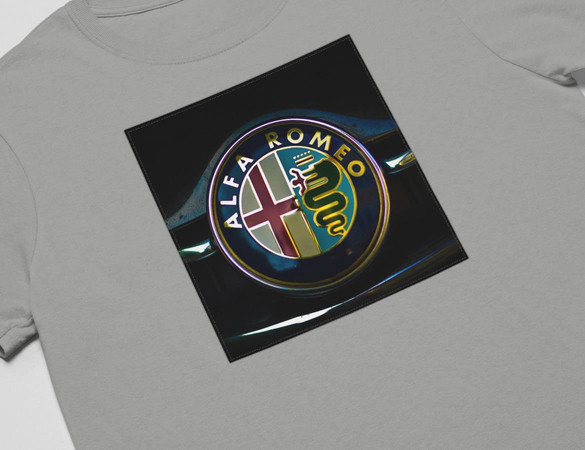 Koszulka z naszywką Alfa Romeo 01