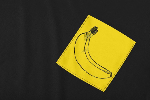 Koszulka z kieszonką BANAN BANANA