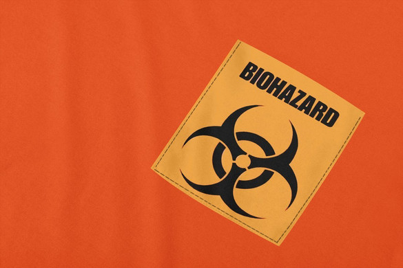 Koszulka z kieszonką Biohazard