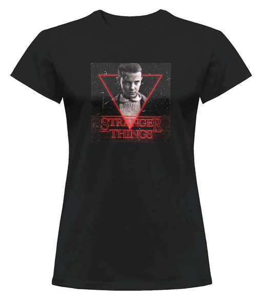 Bluzka damska z naszywką Stranger Things Eleven