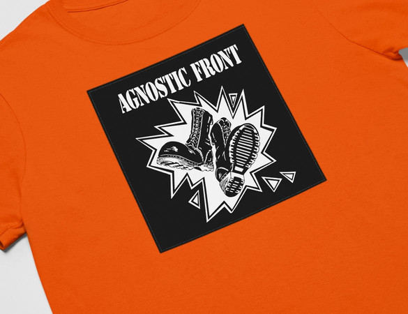Koszulka z naszywką Agnostic Front  03