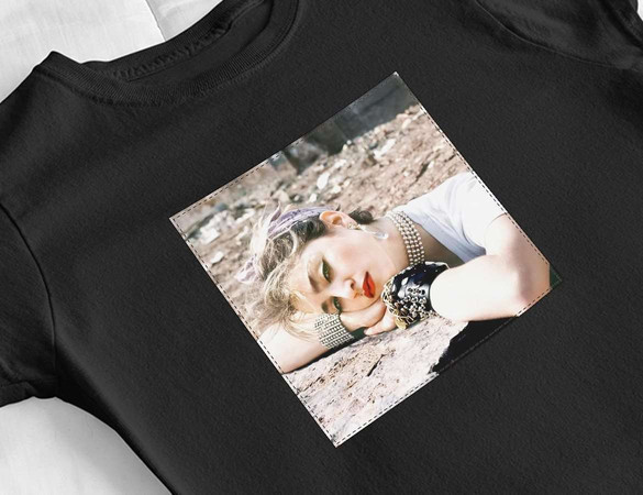 Bluzka damska z naszywką MADONNA young 01