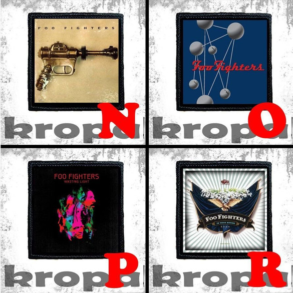 Naszywka FOO FIGHTERS 8 X 8 cm Dużo Wzorów!