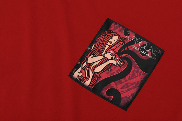 Koszulka z kieszonką MAROON 5