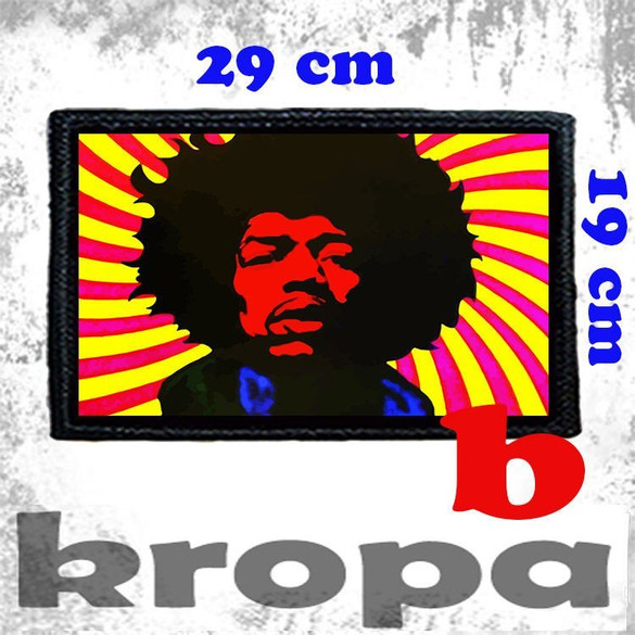 Naszywka duża na ubranie JIMI HENDRIX