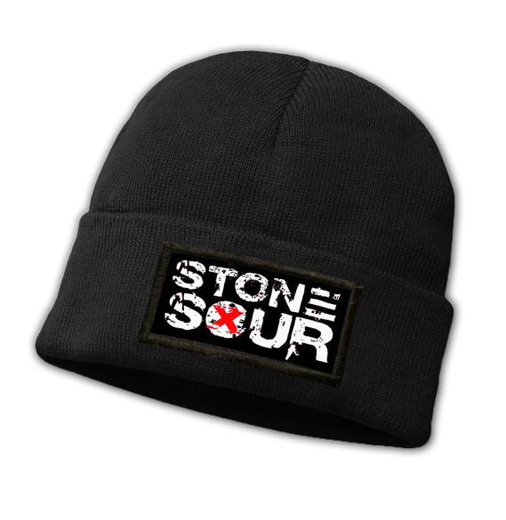 Czapka zimowa z naszywką STONE SOUR