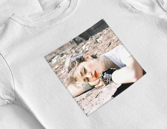 Bluzka damska z naszywką MADONNA young 01