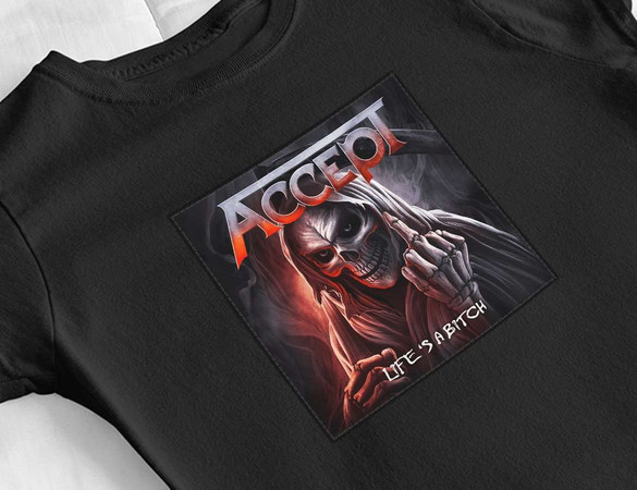 Bluzka damska z naszywką ACCEPT Life's a ...