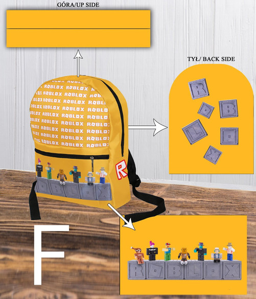 Plecak Szkolny Roblox Wzory! FullPrint!