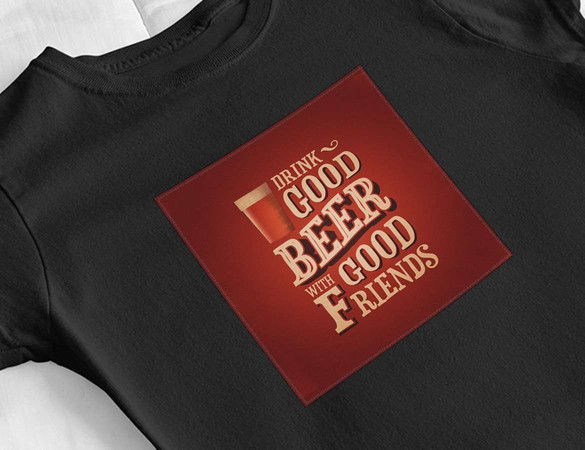 Bluzka damska z naszywką Drink Good Beer...