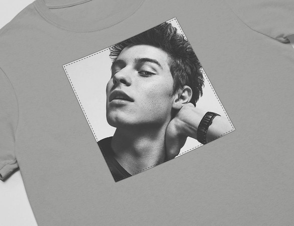 Koszulka z naszywką Shawn Mendes 01