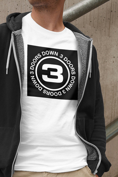 Koszulka z naszywką   3 Doors Down