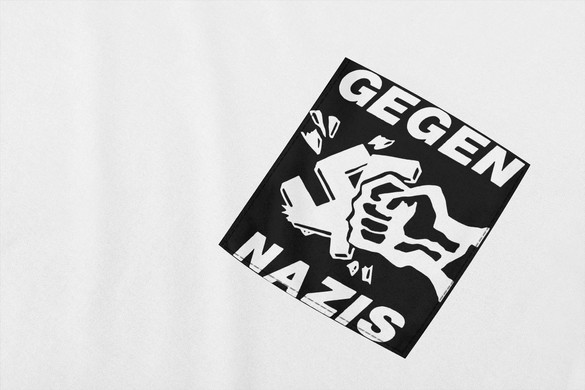 Koszulka z kieszonką Gegen Nazis