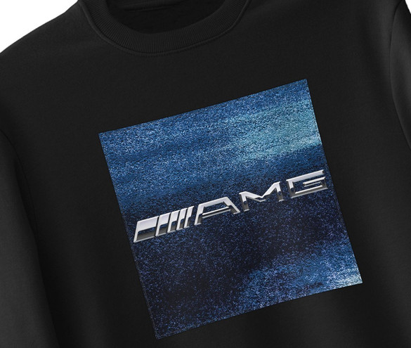 Bluza z naszywką Mercedes AMG