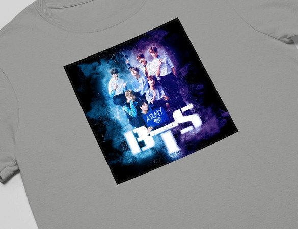 Koszulka z naszywką BTS Army 01