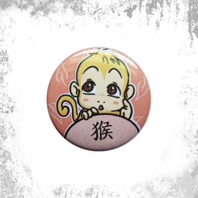Przypinka CHIŃSKI ZNAK ZODIAKU - MAŁPA 02