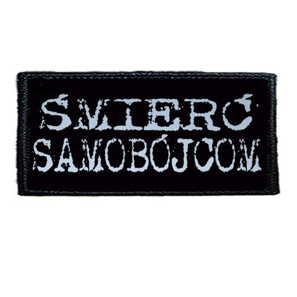 Naszywka ŚMIERĆ SAMOBÓJCOM