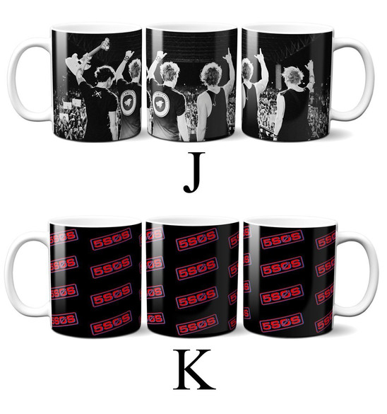 Zestaw 5 SECONDS OF SUMMER poduszka+kubek +GRATIS!