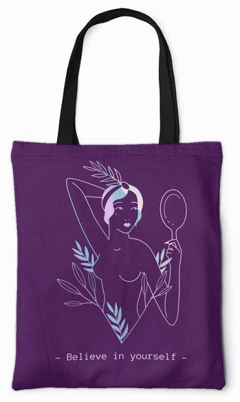 Torba na ramię Believe in... DODAJ NAPIS!