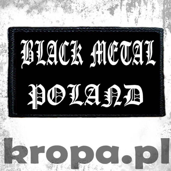 Naszywka BLACK METAL POLAND
