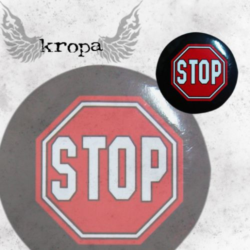 Przypinka średnia STOP