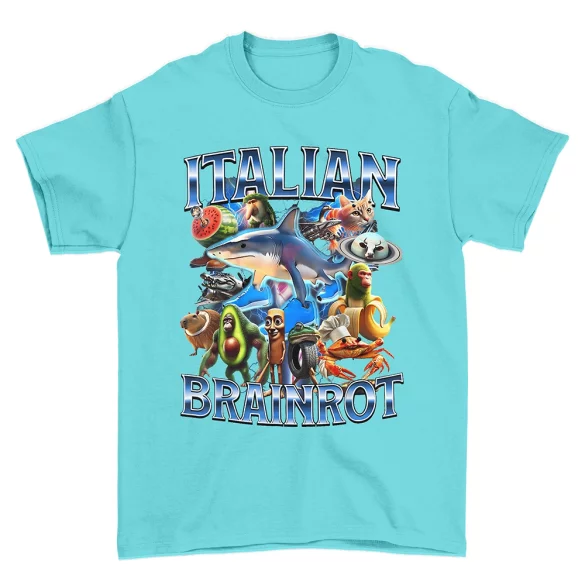 Koszulka Italian Brainrot Ekipa większa Stworków włoskich brainrotów