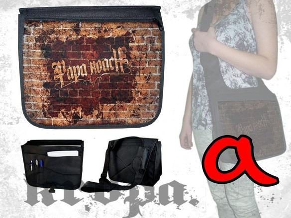 Torba szkolna na ramię PAPA ROACH