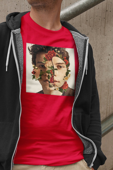 Koszulka z naszywką Shawn Mendes light