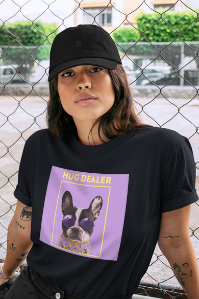 Koszulka z naszywką Hug dealer