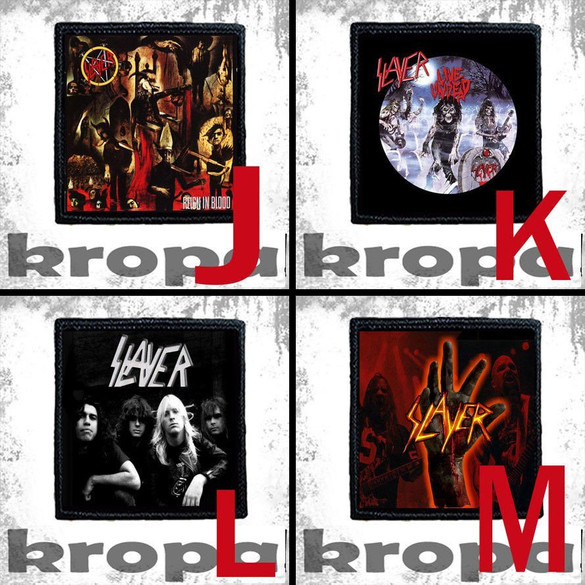 Naszywka SLAYER 8 X 8 cm Dużo Wzorów!