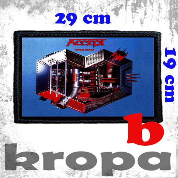 Naszywka duża na ubranie ACCEPT