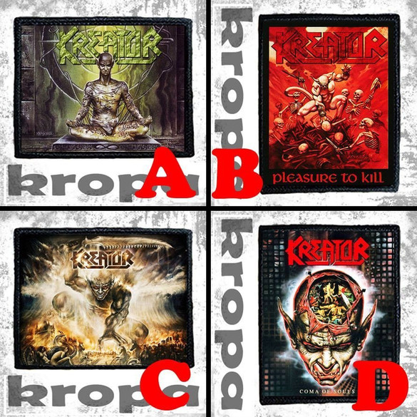 Naszywka KREATOR 10 x 10 cm  Dużo Wzorów!