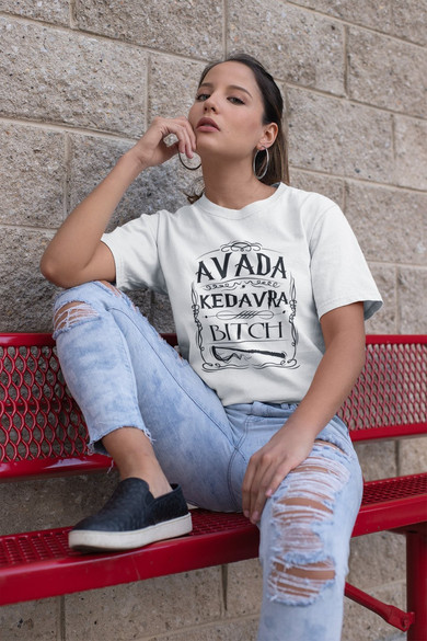 Koszulka Avada Kedavra BITCH! + Twój napis