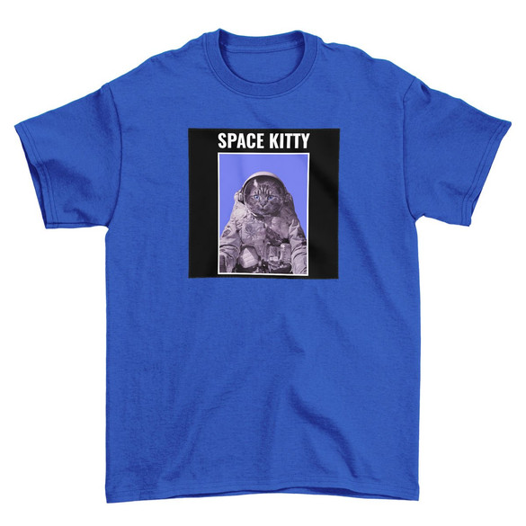 Koszulka z naszywką Space kitty