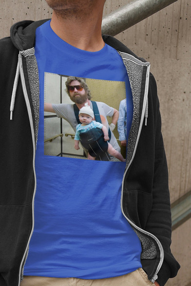 Koszulka z naszywką Kac Vegas Alan&Baby