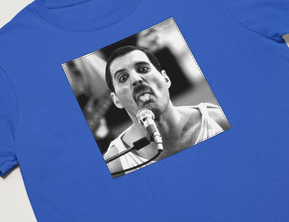 Koszulka z naszywką Queen Freddie Mercury 1