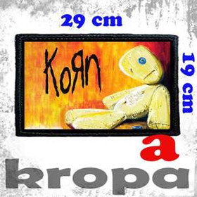Naszywka duża na ubranie KORN