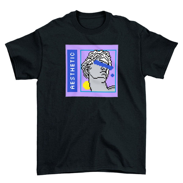 Koszulka z naszywką Aesthetic