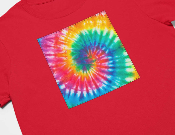 Koszulka z naszywką Colourful 01 