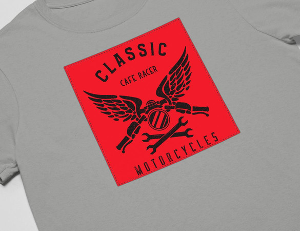 Koszulka z naszywką Cafe racer