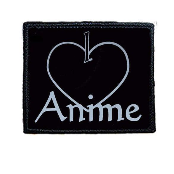Naszywka I LOVE ANIME 01