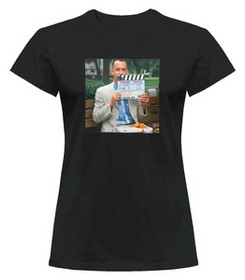 Bluzka damska z naszywką Forrest G. first scene