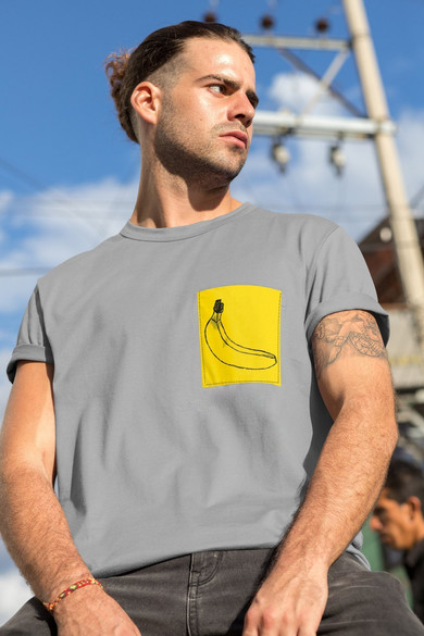 Koszulka z kieszonką BANAN BANANA